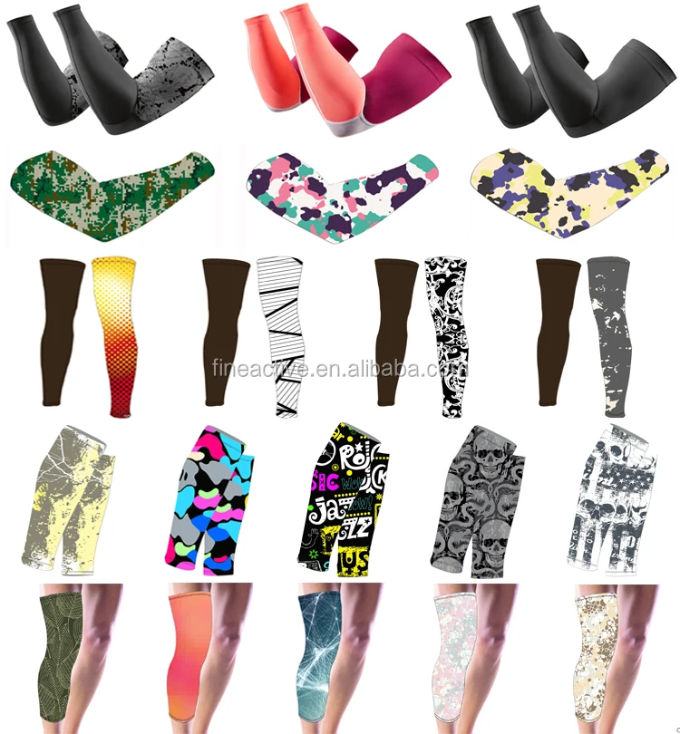 Private Label Custom Copper Calf Ankle Brace Arm Elbow Knee Compression Sleeve Support