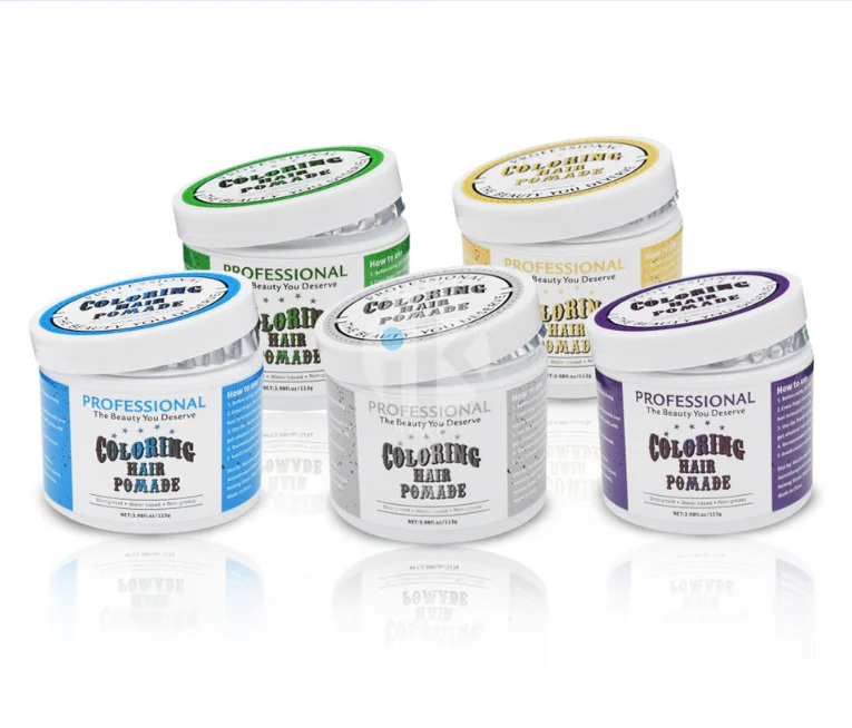 
Hair Styling Disposable Color Matte Hair Wax 113g Hairdressing Products Granny Grey Hair Paste 