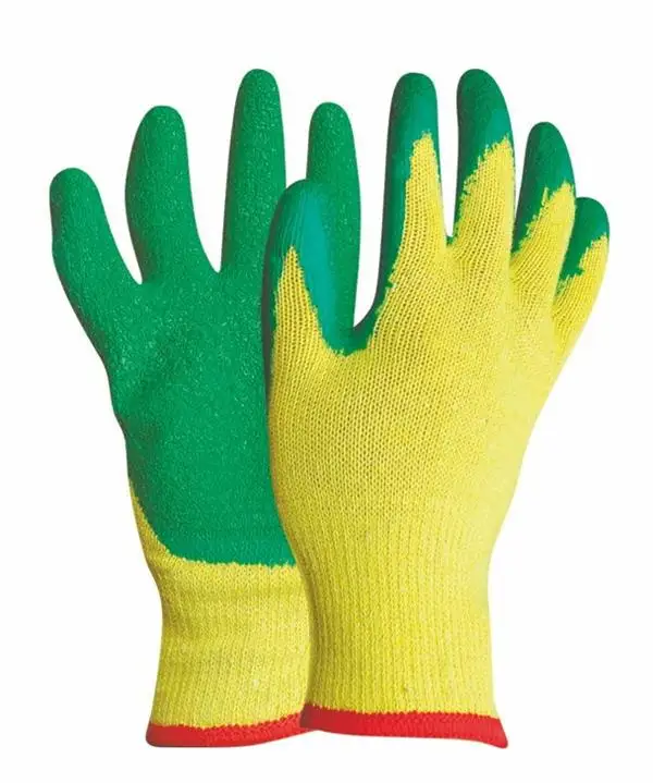 High Quality Top Gloves 13 Gauge Latex Gloves Price / Making Machine Nylon Liner, Latex Coated Gray, Black 12000pairs 23-26cm