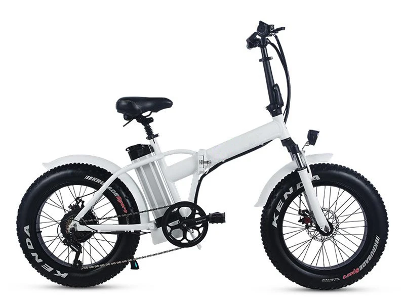 Электрический велосипед с толстыми шинами, складной электрический велосипед 20 дюймов с литиевым аккумулятором 48 в 15 Ач, ЖК-дисплей, 48 В 500 Вт