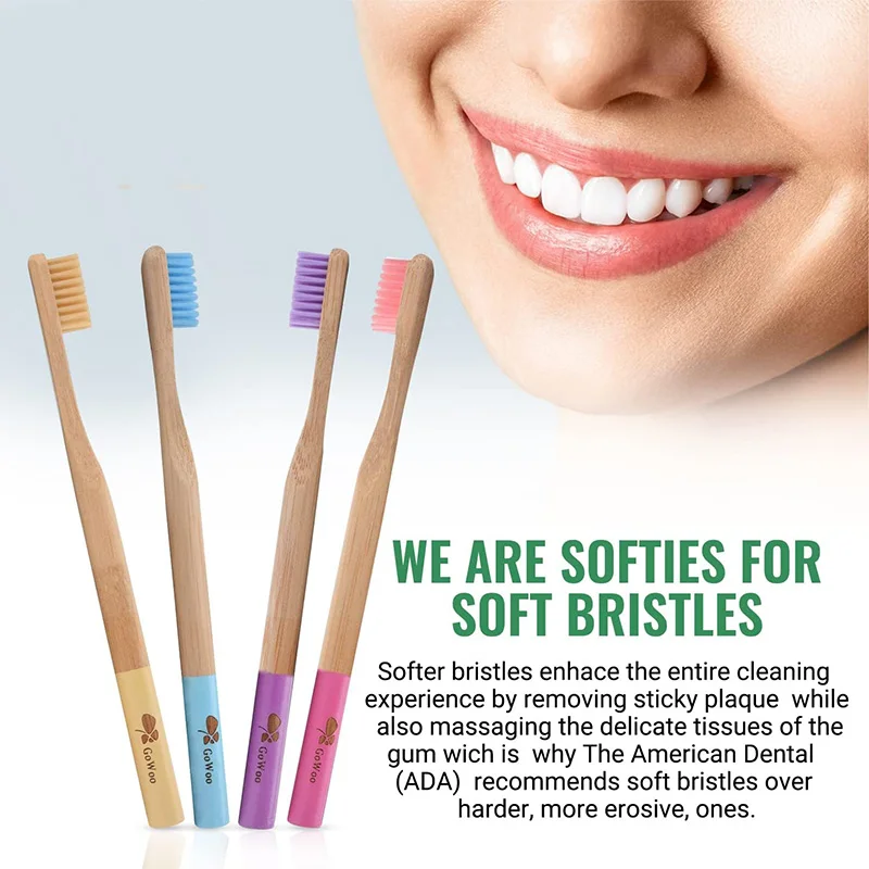 Eco Dental Oral Wood Toothbrush Medium Bristle Toothbrush Hotel Bamboo Toothbrush For Children