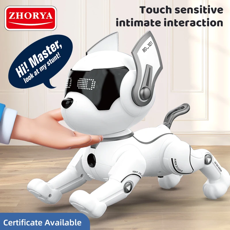 Zhorya Programmable Smart Dancing Singing Puppy Robot Dog Toy Kid Smart Dog Robot Toy Rc Robot Toy for Kid