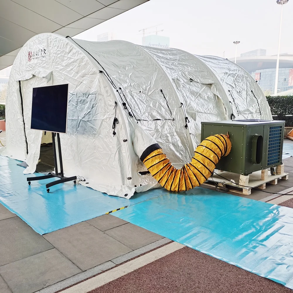 Быстрая и простая установка TTAC-18HCWaS 5T 60000BTU мобильный портативный кондиционер для контейнера холодильных