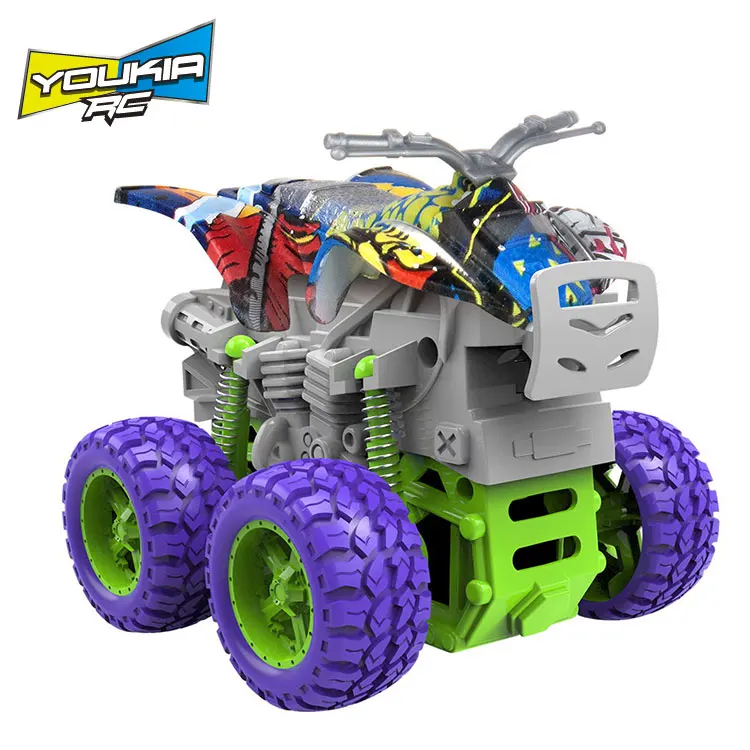 China Colourful 4wd Inertial Off-road Vehicles For Children Simulation Model Motorcycle Friction Toys Kids Car