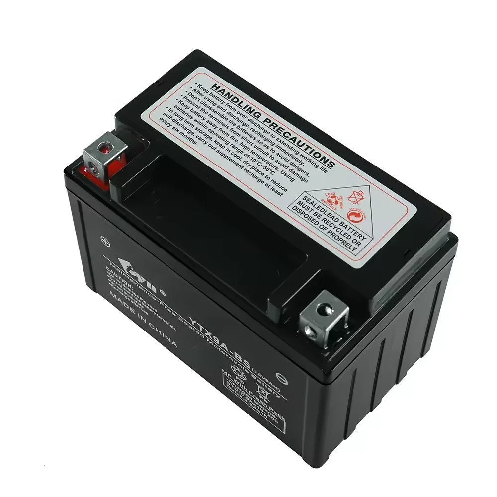 12N9-BS motorcycle battery for motorcycles.