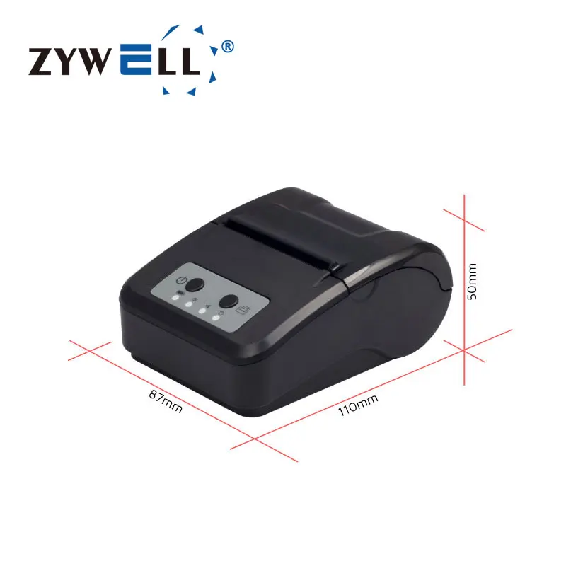Mini portable printer wireless bluetooth printer for mobile phone android ios pos thermal printer