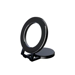 Hot Sell Dashboard Car Mount Phone Holder Aluminum Alloy 360 Rotation Foldable Mini Dashboard Magnetic Car Mount Bracket