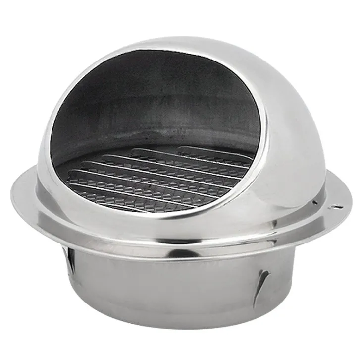 Stainless steel waterproof wall duct vent marine Air Vent cap