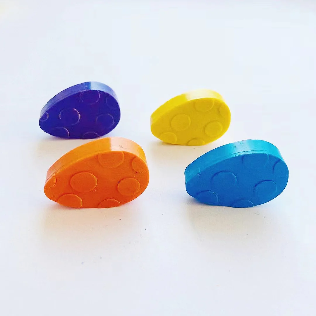 New design gift for children wholesale non-toxic coloring mini jupe beeswax crayons crayon waterproof egg crayons