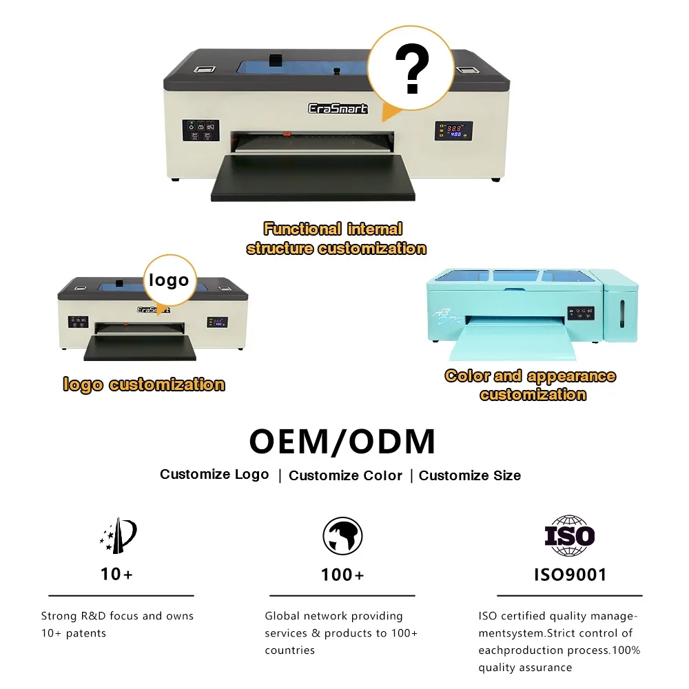 DTF L1800 1390 DX5 A3 DTF Printer Tshirt Printer With Powder Shaker