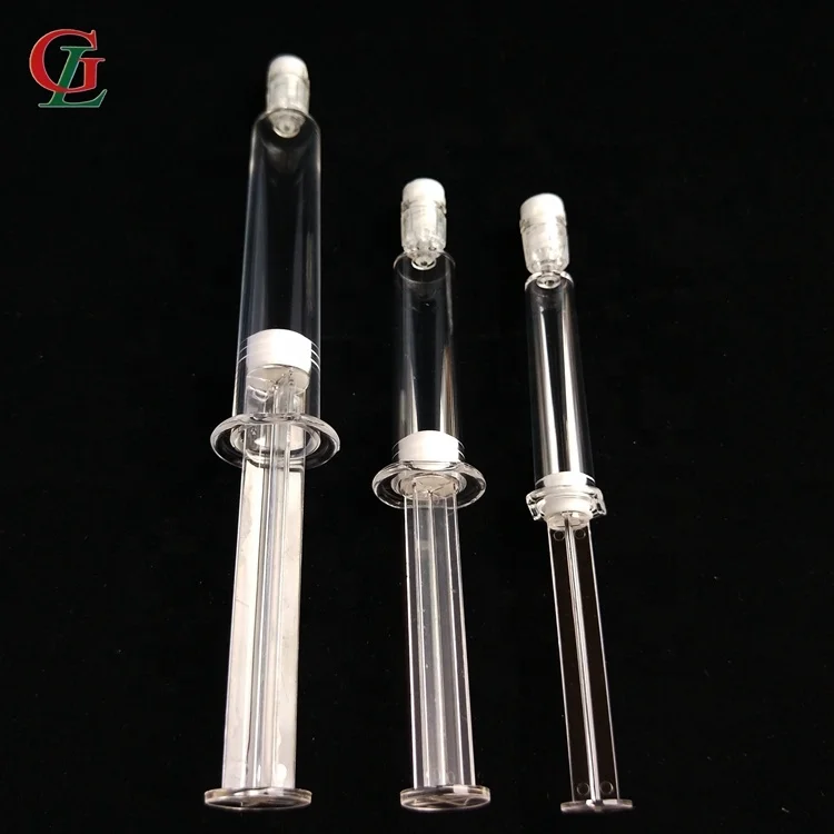 Luer Lock Syringe for Cosmetic Cosmetic Syringe Packaging, Serum Syringe Bottle, Disposable Whole Sale 10ml Screen Printing PS