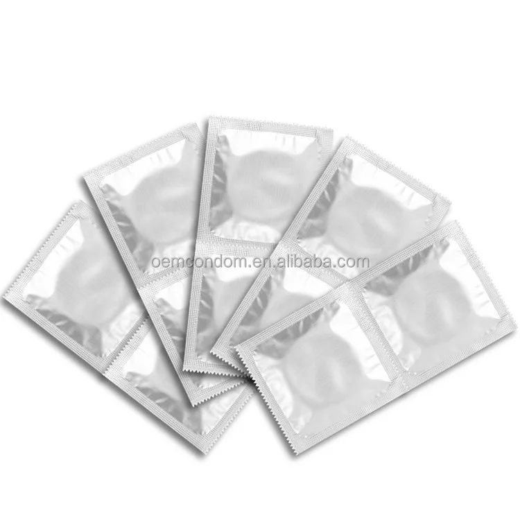 Custom printed private label wrapper condom factory