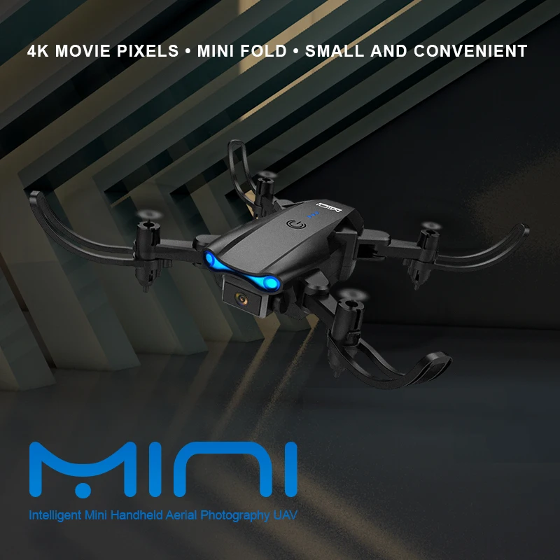 Ky906 Folding Mini Remote Control Quadcopter 4K Hd Aerial Photography Storage Packaging Fixed Height Remote Control Aircraft