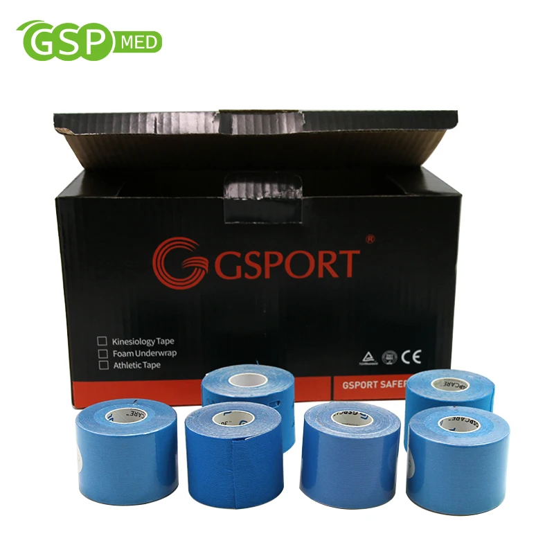 95% Cotton Fabric Waterproof Muscle Relief Kinesiology Tape