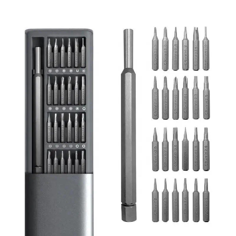 24 In1 Screw Driver Kit Multipurpose Magnetic Bits Precision Screwdriver Set for Home Computer Repair Tools
