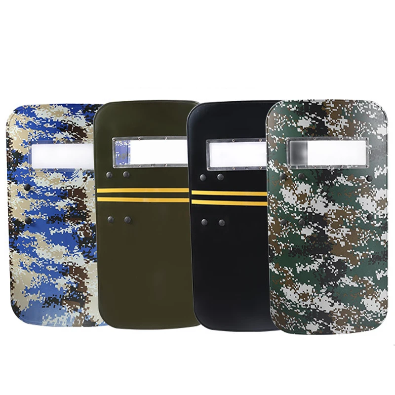 Military Army Tactical Security Protection Aluminum Alloy Anti Riot Police Shield