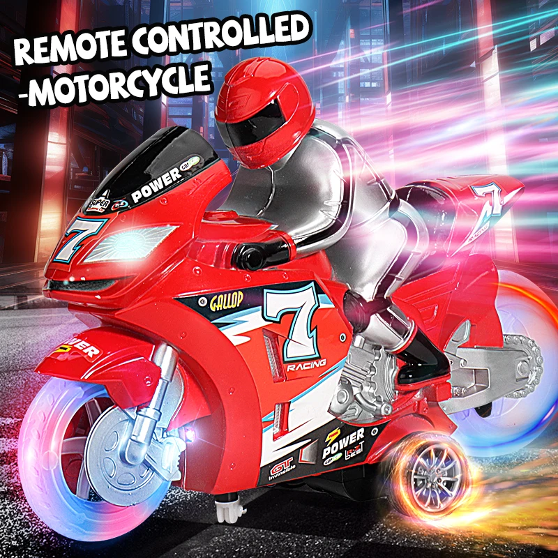 1:8 Remote Control Racing Motorcycles Radio Control Toy RC Motorcycle Remote Control Motorcycle Toys for Kids