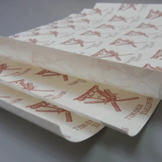 110 Gsm Bleached/Plain/Natural White PET Coated Paper With/Without Printed Windmills in Oven for Baking Cups Making