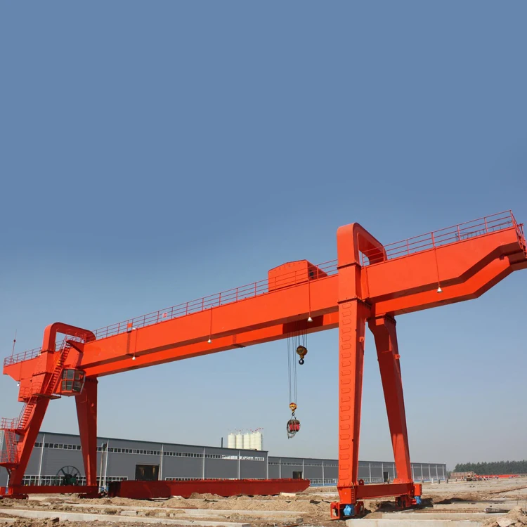 Factory price top running quality double girder cable control gantry crane