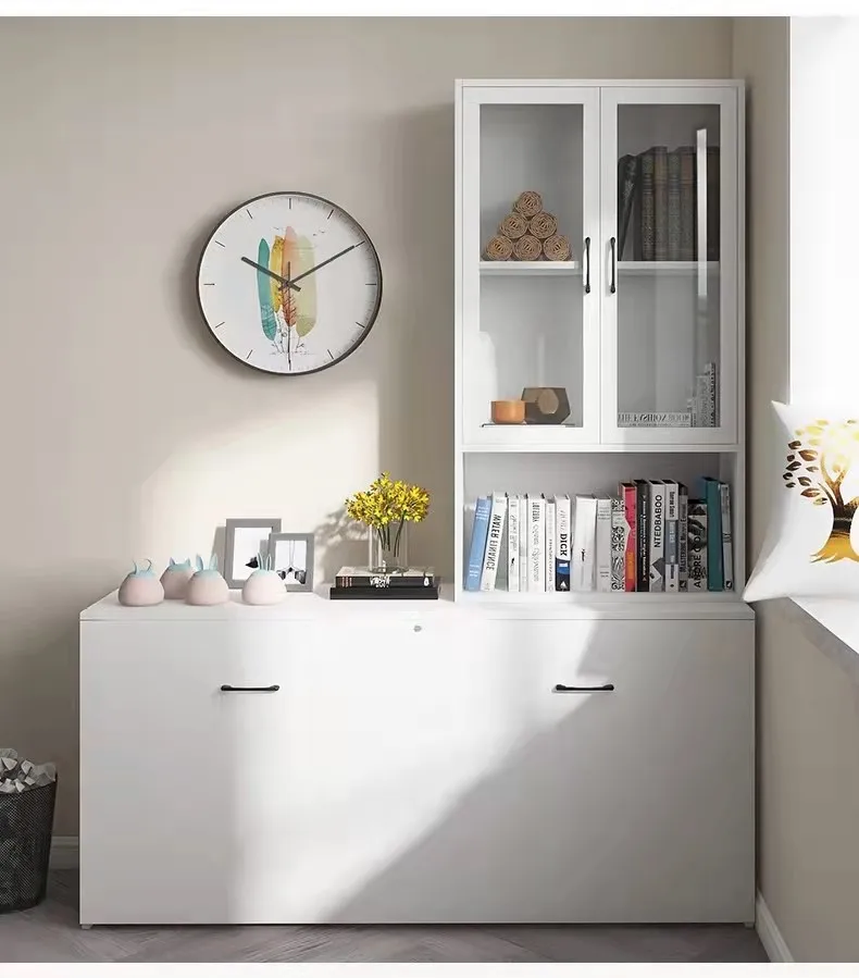 factory free design Modern Multifunction space saving wall bed horizontal murphy bed folding transformer bed