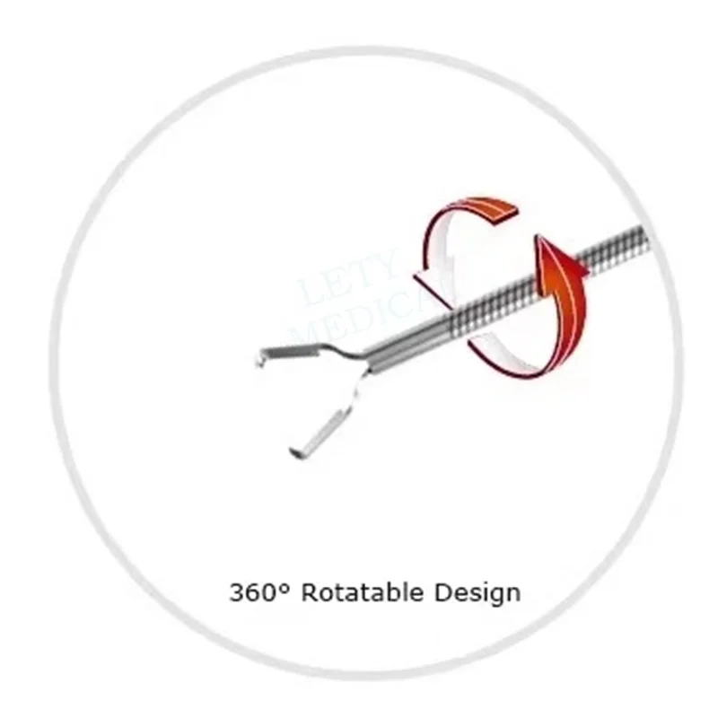 Hemoclips Disposable Endoscopic Flexible Rotatable Hemostatic Clips