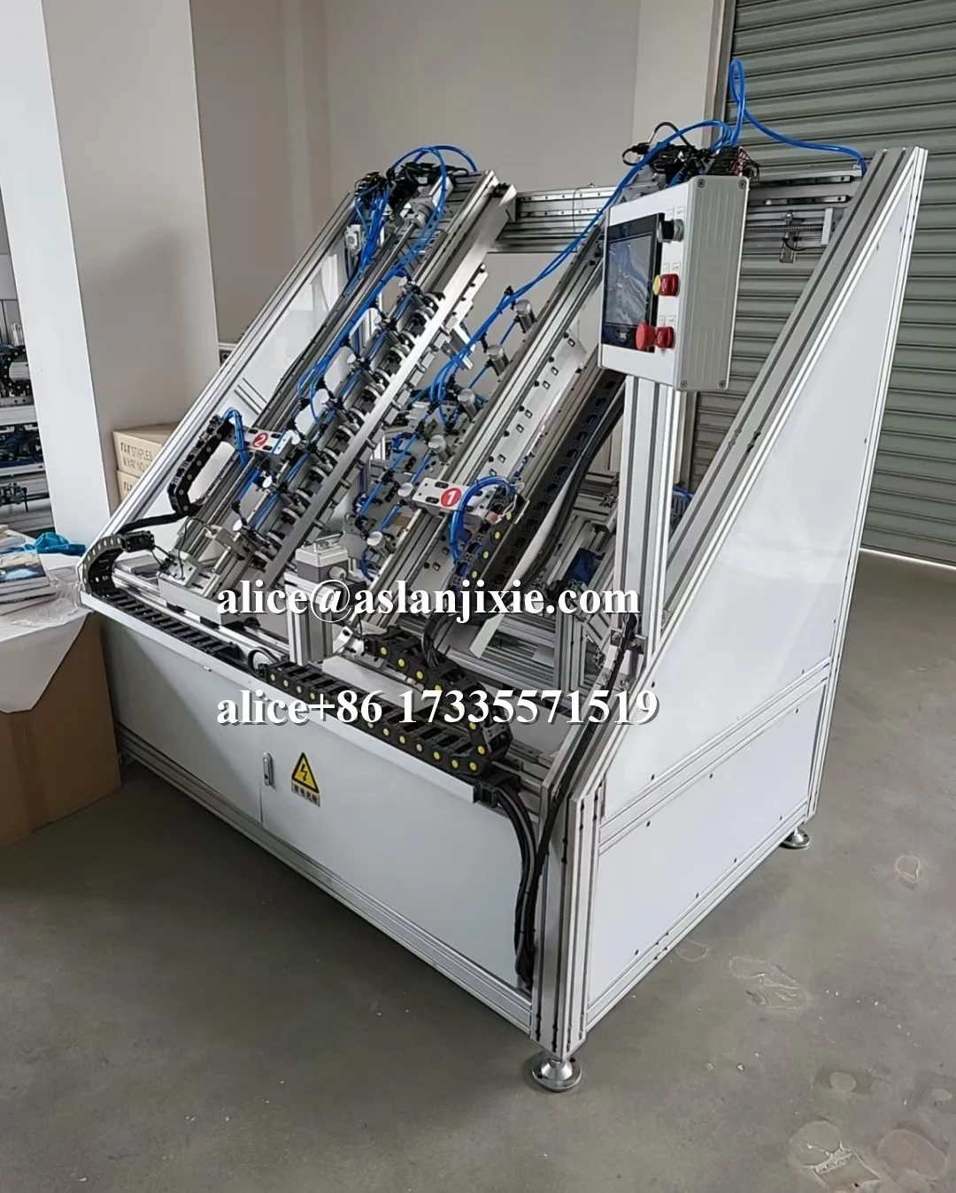 aumatic digital painting photo frame nailing machine/ semi automatic rotary frame Tensioning CNC Smart Canvas Stretching Machine