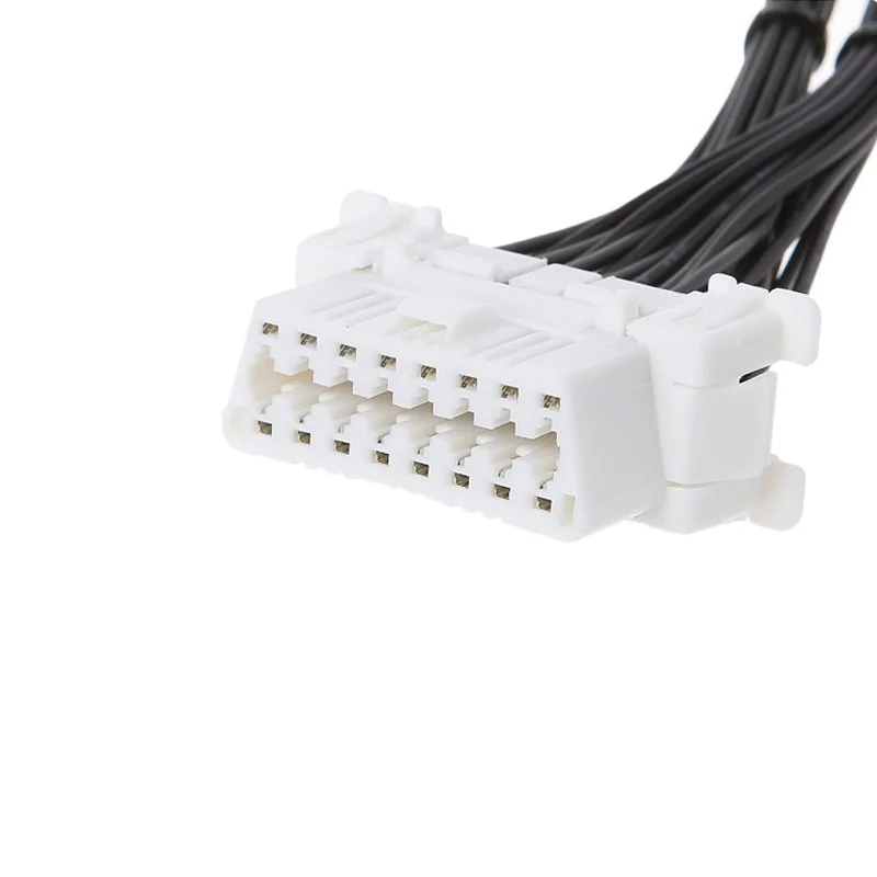 OBD2 16pin Car Diagnosis Receptacle Auto Truck Diagnostic Interface for Toyota Female Obdii Connector main line cable