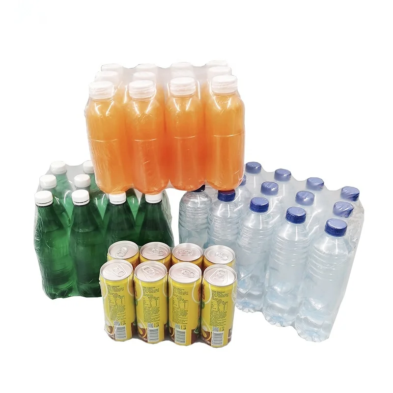China Manufacture Supply Factory PE Customised Plastic Films Printable Packing Heat Shrinkable Shrink Roll Plastic Bottles