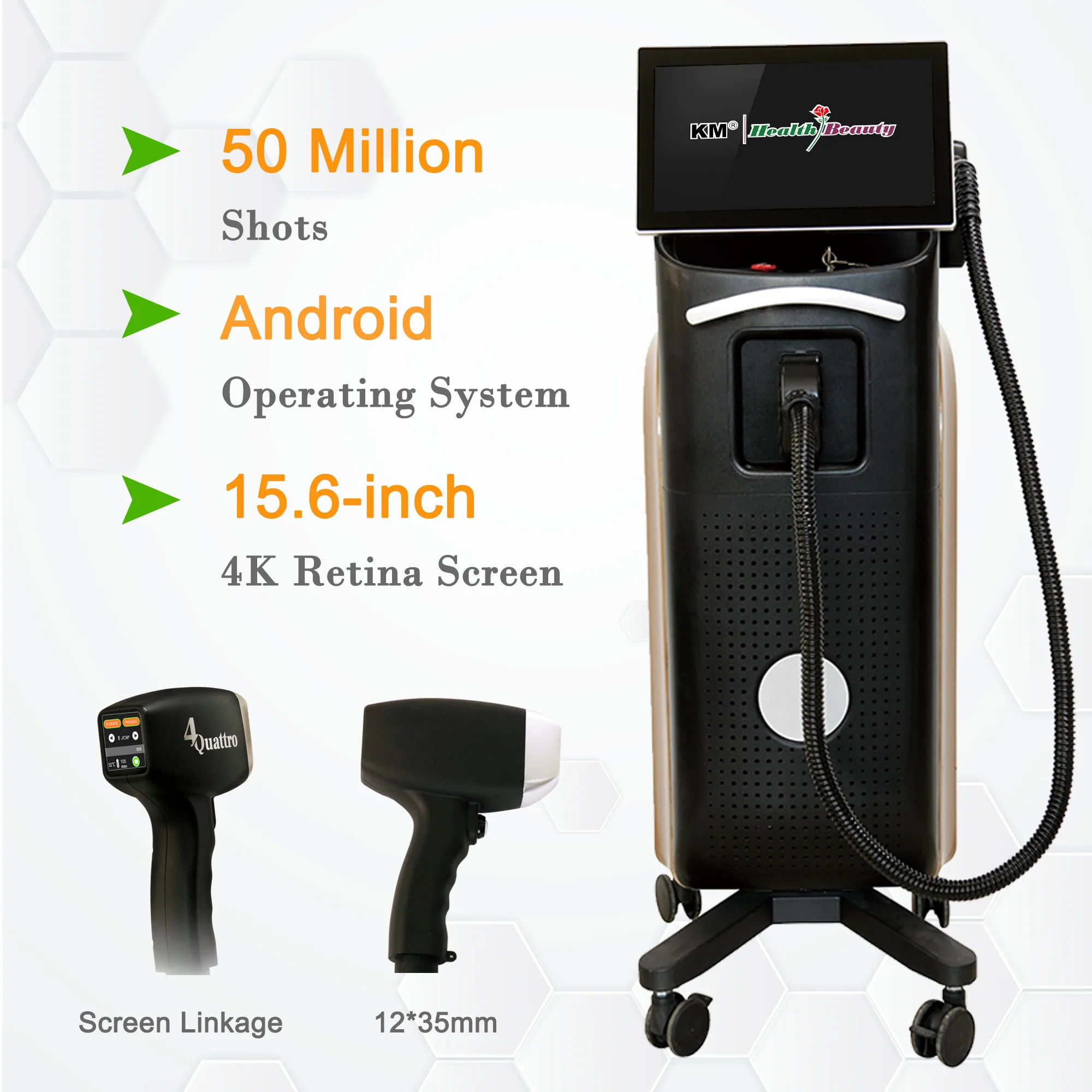 Diode Laser Hair Removal Machine Accord Xl Ice Speed 808 Alexandrite 755 for Permanent