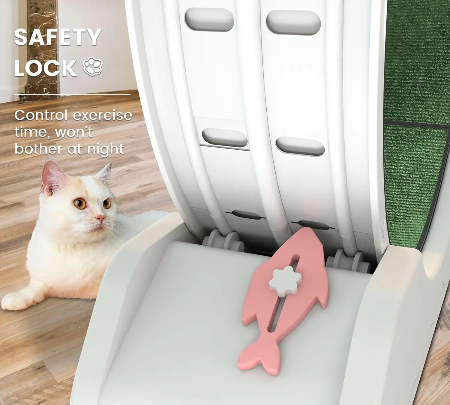 New trend silent cat toys cat treadmill running wheel with Removable Carpeted Runway