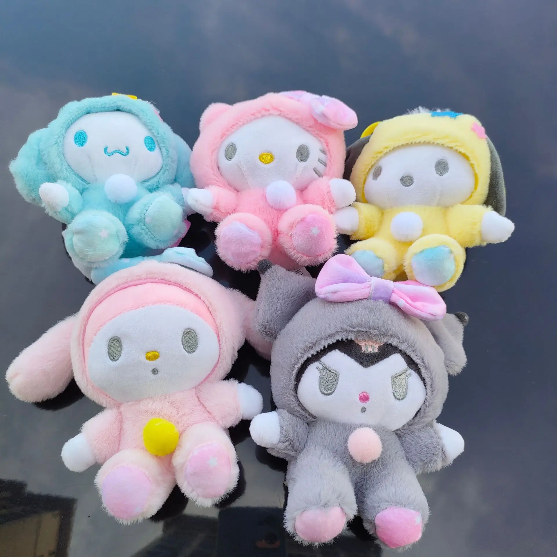 claw machine stuffed animal plush toys plush anime figure doll Kuromi Melody plush figure toys sanrioed plush keychain