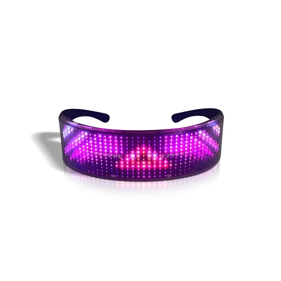 Glowing In The Dark Eye Glasses Horror Face Mask Party Laser Glasses