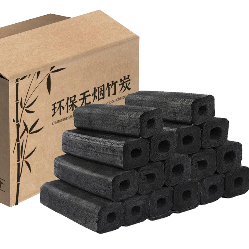 Charcoal Wholesale Outdoor Special Smokeless Burning Resistant Household Bamboo Charcoal Agency Charcoal