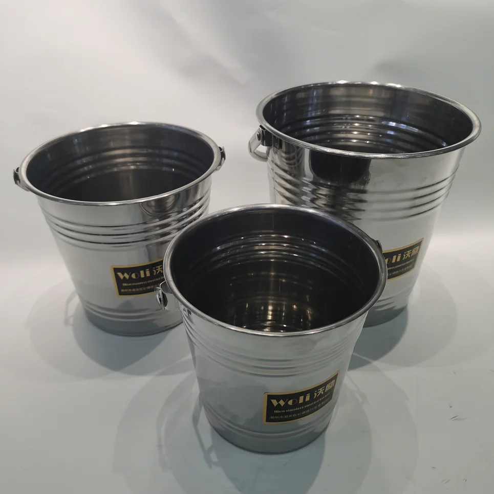 Stainless steel ice bucket Multi-purpose barrels