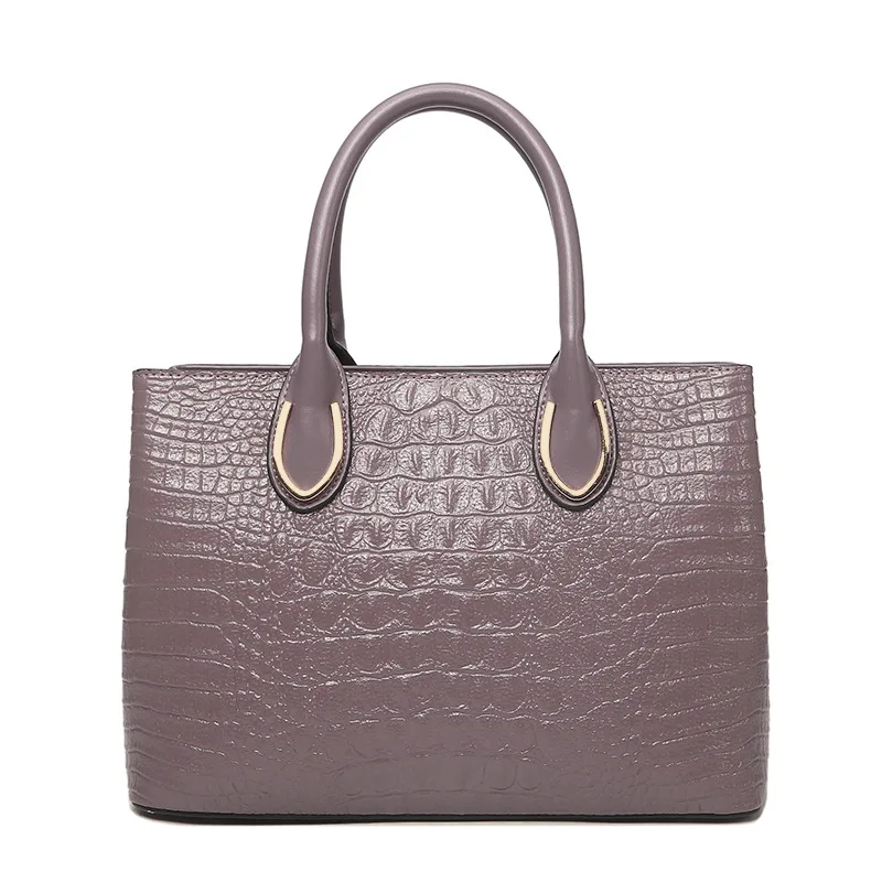Factory new design Crocodile handbag women High quality pu leather waterproof tote bag wholesale