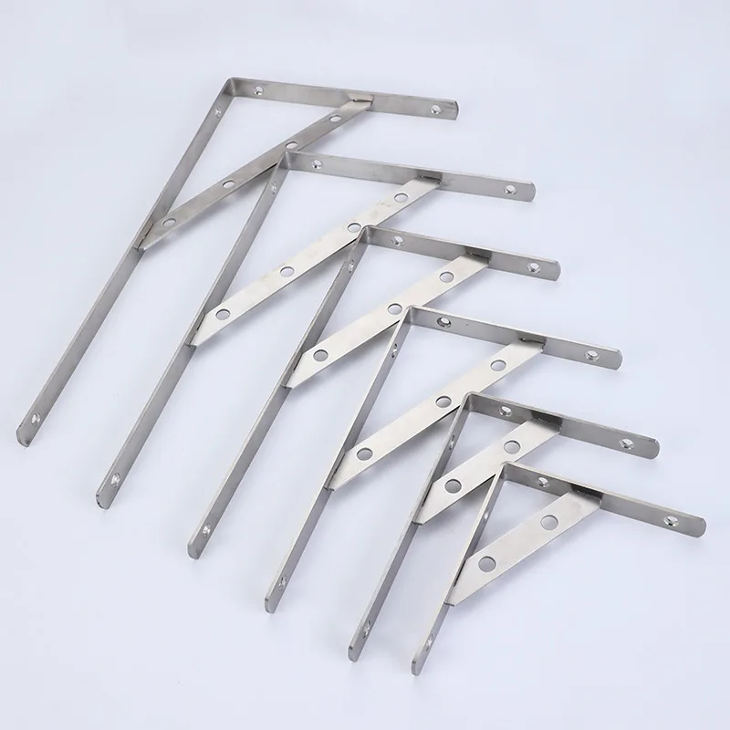 Прочный треугольный настенный металлический кронштейн для дерева