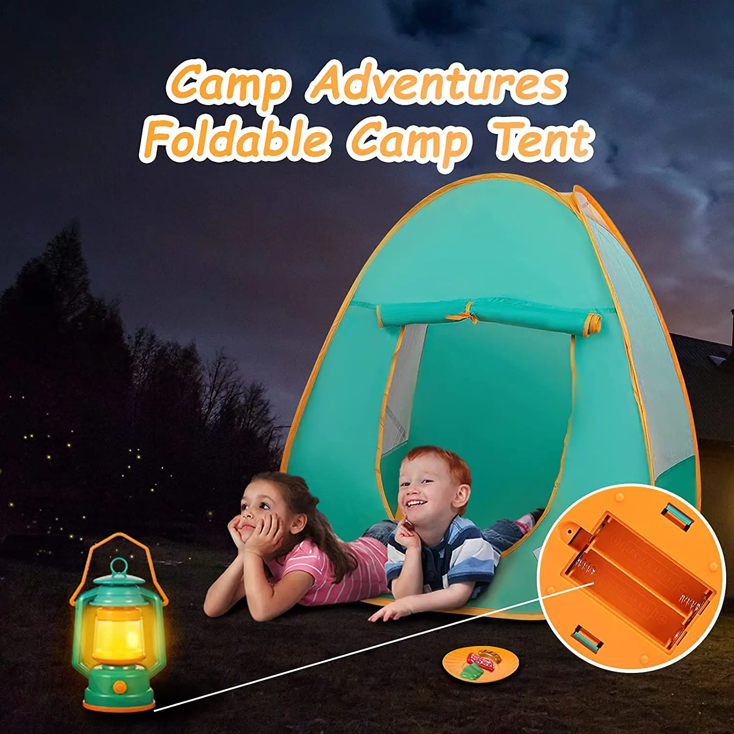 Children Play Tent Tunnel Toy Jungle Indoor & Outdoor Playhouse Kids Pop up With Tunnels Camping Gear Set