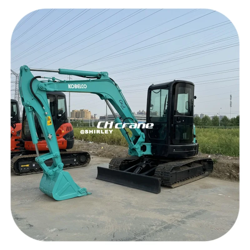 Мини-экскаватор 5 тонн б/у экскаватор kobelco sk55 55 sk30 sk60 sk75 sk130 sk140 6 высокоэффективный