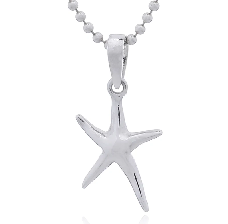 Sterling Silver Starfish Charm Pendant Wholesale Jewelry from Thailand Manufacturer