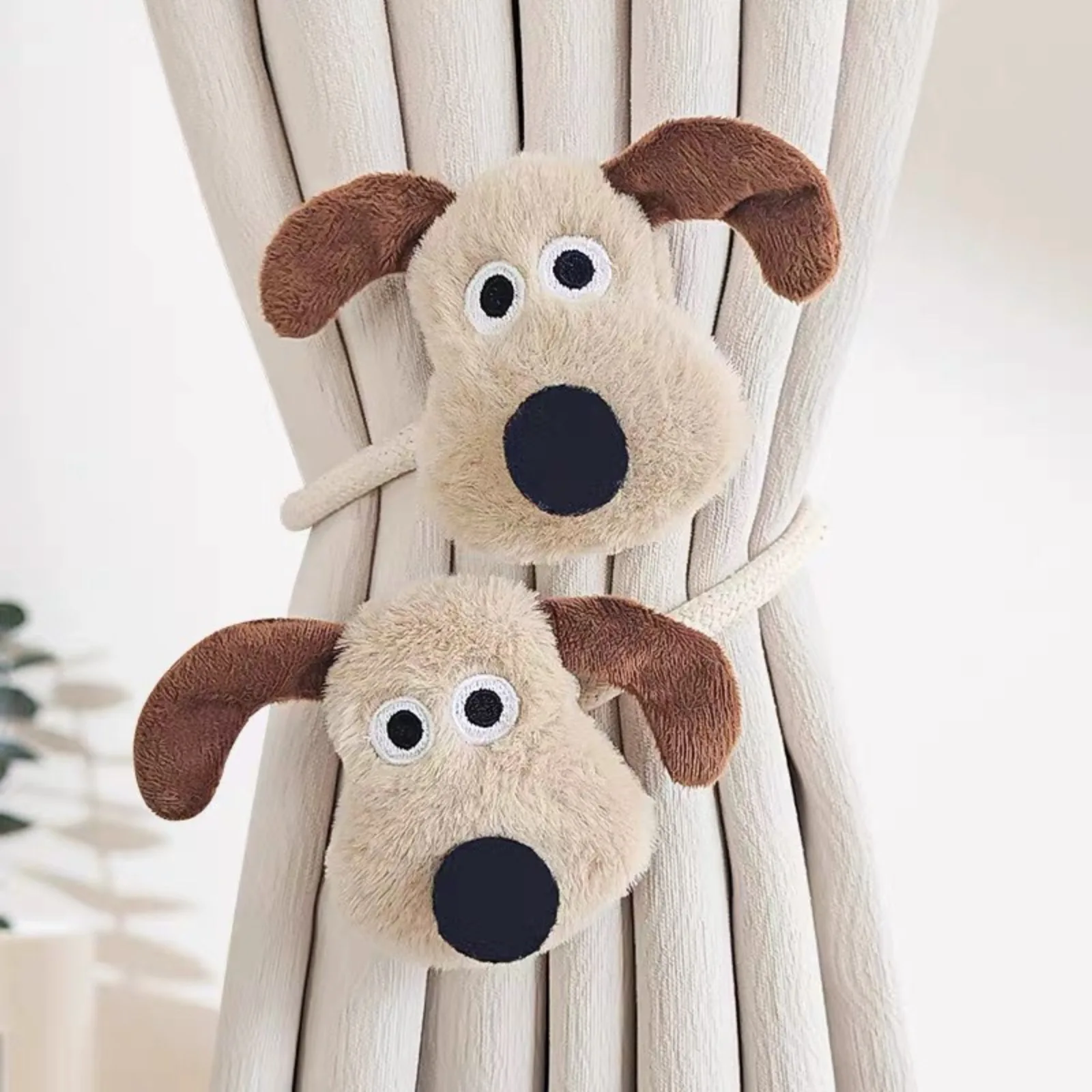 Cute Puppy Gerbera  Single Curtain Tie Home Decoration Car Shade and Mosquito Net Rope