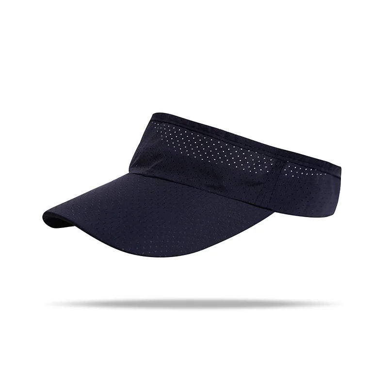 Wholesale Custom Logo Unisex Embroidery Sublimation Quick Dry Outdoor Visor Beach Adjustable Sun Cap Visor Hats