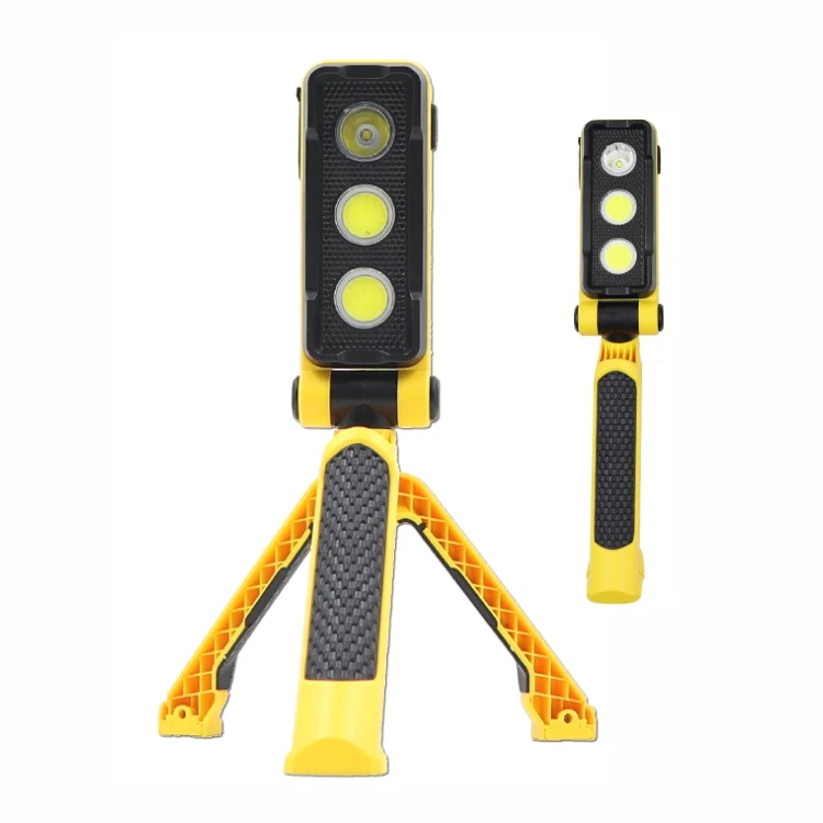 New foldable tripod magnetic car repair rechargeable LED working Work lightsj with stand