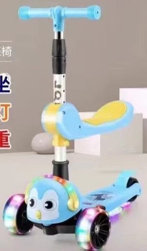 factory outlet scooter pink blue yellow mix black for 2-10 years children many functions also can sit