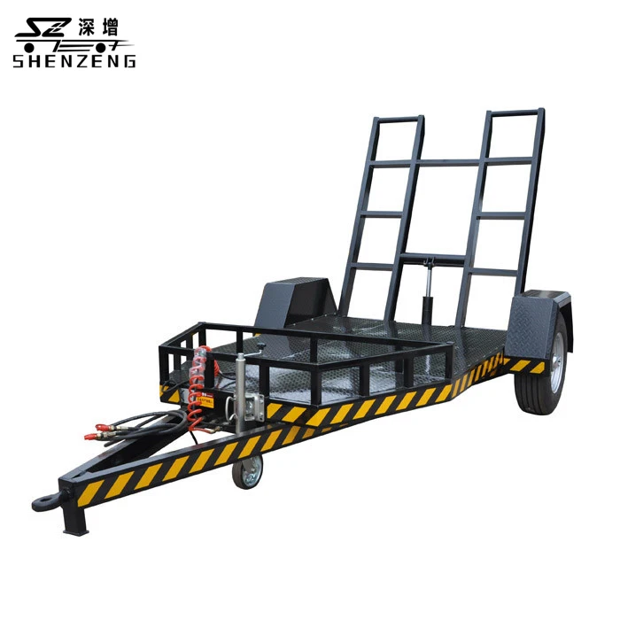 Hot sale 2 wheel trailer for mini rice harvester