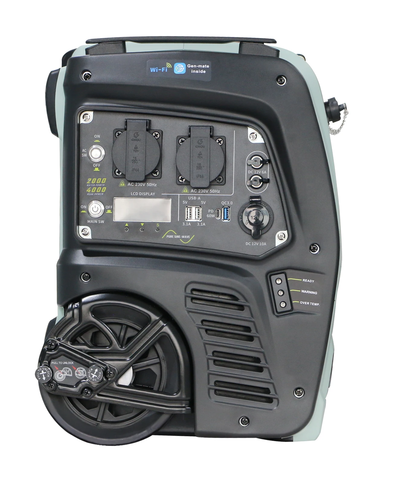 2024 New Arrival 2000w AC DC Portable Solar Generator 2000w With Solar Panel