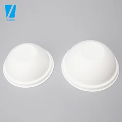 Factory Wholesale Eco Friendly 80mm  90Mm Dome Take Away Sugarcane Pulp 100% Biodegradable Paper Cup Lids  For Tea Coffee