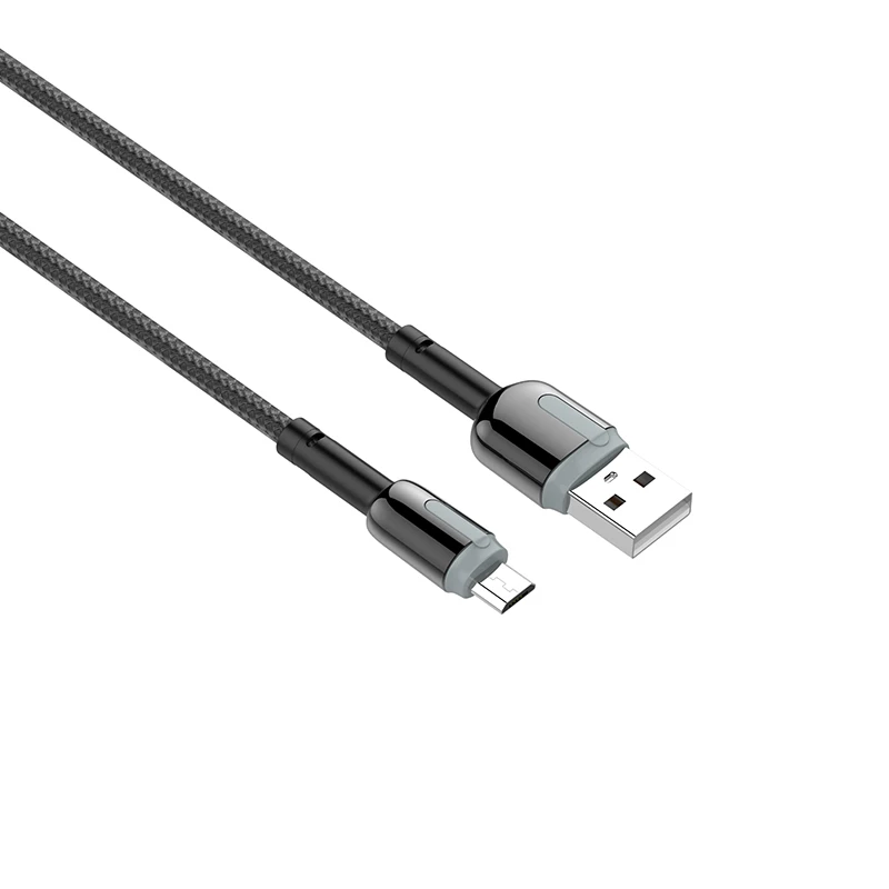 LDNIO Wholesale Charging Cable LS592 Nylon Braided Aluminum Alloy USB Cable Mobile Phone Fast Charging USB Data Cable Type C