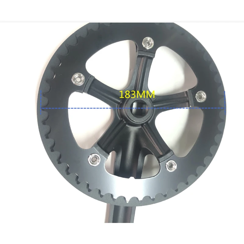 TAOZIK 44T 46T 48T 52 T алюминиевое 170 мм электрическое односкоростное колесо для велосипеда