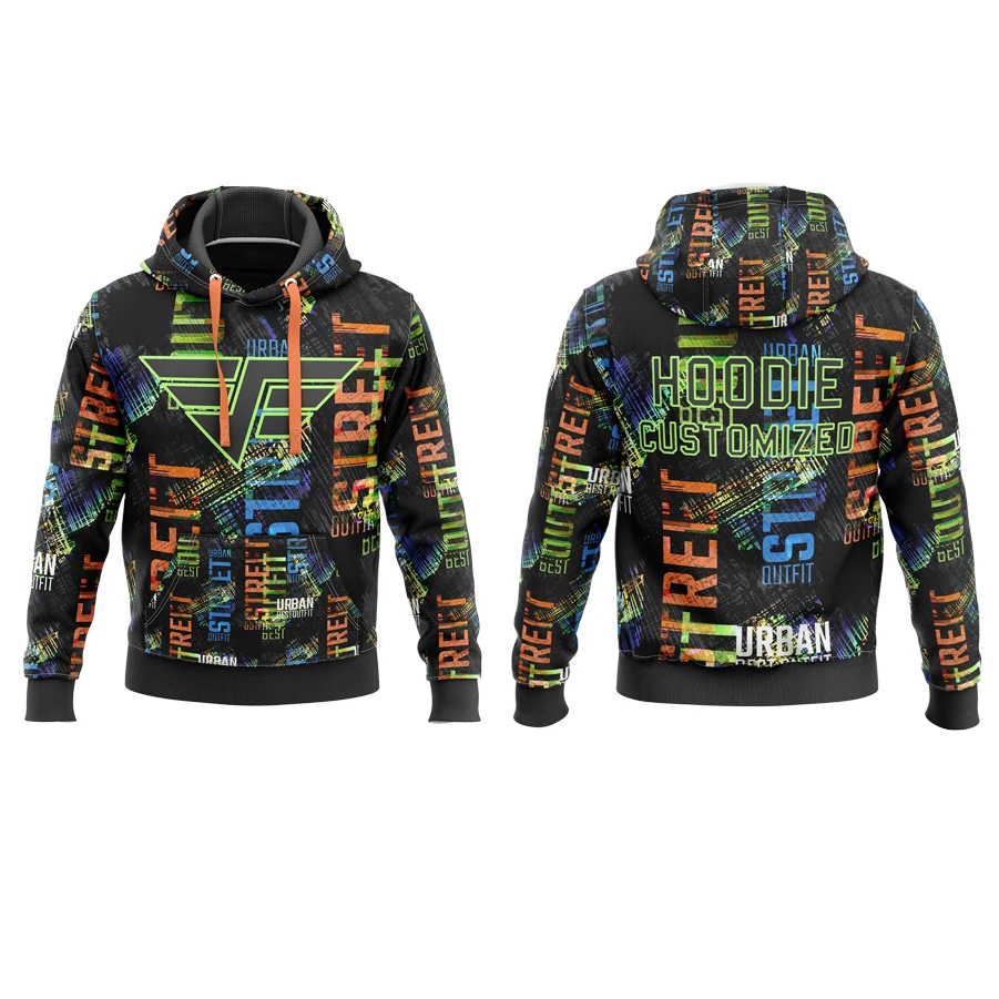
OEM/ODM Cheap Price stylish sublimation printing Hoodies with Embroidery Athletic Hoodies LOW MOQ 