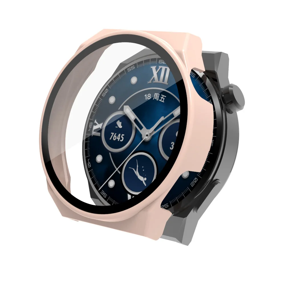 Жесткий Чехол-рамка из поликарбоната для смарт-часов Huawei watch GT 3 Pro 46 мм чехол с полным покрытием стеклянная защита экрана оболочка
